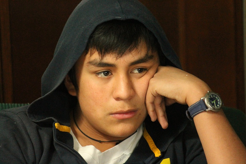 Serious boy