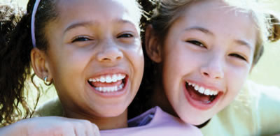 Smiling girls